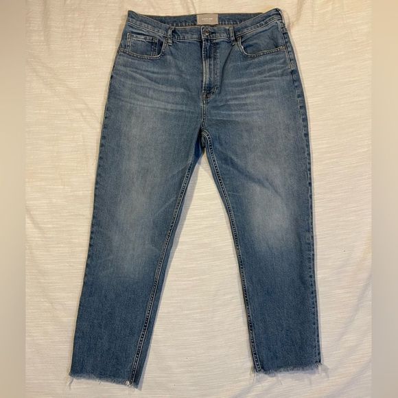 Everlane Japanese Denim Cheeky Jean - Size 32 crop - Picture 2 of 14